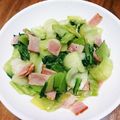 ベリエちーちゃん's cooksnap of when they made チンゲン菜とベーコンの炒め物.