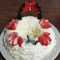 ★りぃふぃ★'s cooksnap of when they made クリスマス☆リースケーキ.
