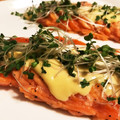 kazsuz's cooksnap of when they made サーモンのたたき〜和風わさびソース〜.