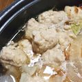 まおなや's cooksnap of when they made 鍋に便利なふわふわ鶏団子.