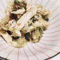 しろだいず's cooksnap of when they made 鶏ササミの梅肉＆青紫蘇＆おぼろ昆布和え.