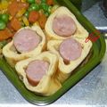 ヤス＠武州川崎's cooksnap of when they made *ナゼか三角になるウインナーの卵焼き*.