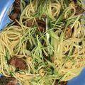 クックGFY8CA☆'s cooksnap of when they made 水菜とベーコンと蓮根の和風パスタ.