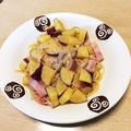take♪aki♪'s cooksnap of when they made 簡単☆さつまいもとベーコンのパスタ☆.