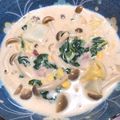 みなぴっぴ☆'s cooksnap of when they made 白菜厚揚げベーコンしめじのミルク煮.