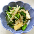 あっこ姉's cooksnap of when they made ☆菜花と厚揚げとえのき茸の煮浸し☆.