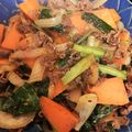 クックSHCHTZ☆'s cooksnap of when they made **小松菜と牛肉のガーリック炒め**.