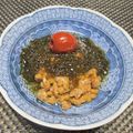 ジョングレ's cooksnap of when they made 梅もずく納豆.