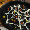 まるこきっちん's cooksnap of when they made ハロウィン☆簡単本格イカ墨パエリア.