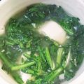 食いしん坊あー's cooksnap of when they made 春菊と豆腐のスープ☆.