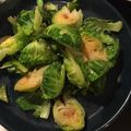 xMARILYNx's cooksnap of when they made 芽キャベツのガーリック炒め.