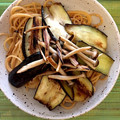 クックFJ5BNF☆'s cooksnap of when they made 秋のたらこパスタ〜焼きなすとしめじ〜.