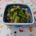 イチゴ、イチゴ。's cooksnap of when they made 小松菜と白菜のごま和え.