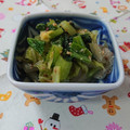 イチゴ、イチゴ。's cooksnap of when they made 小松菜と白菜のごま和え.