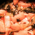 クック214743☆'s cooksnap of when they made お母さんの小松菜とあげの煮びたし♡.