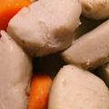みきてぃぬん's cooksnap of when they made 里芋と人参の煮物　ごま油でコク旨♪.