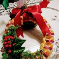 ponce11's cooksnap of when they made パンでクリスマスリース.