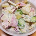 ぼるさち's cooksnap of when they made 調味料1つで簡単☆りんごサラダ.