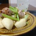 ダイナマイト漆黒's cooksnap of when they made 小蕪・鶏モモ肉の白ワイン仕立て炒め煮.