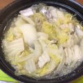 クック5B7I8O☆'s cooksnap of when they made 太刀魚と白菜のミルフィーユ鍋.