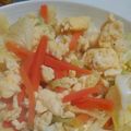 五目いなり's cooksnap of when they made キャベツと卵の炒め物.