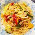 ☆アンシェル☆'s cooksnap of when they made キャベツとパプリカのツナパスタ.