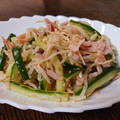 ばってんちえ's cooksnap of when they made さっぱり☆もやしときゅうりの中華風サラダ.