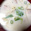 ☆ようかんママ☆'s cooksnap of when they made 豆乳味噌汁.