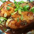 ねこはがき's cooksnap of when they made 豚ばらブロックの赤味噌煮〜(o˘◡˘o).