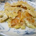 solapapa's cooksnap of when they made レンコンチーズ焼き.