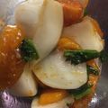 1682こんぺいとう's cooksnap of when they made 柿とかぶの浅漬けサラダ.