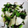 あじゅなつママ's cooksnap of when they made カブの塩もみ塩昆布和え.