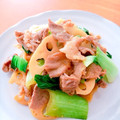 ☆３匹の子ぶた☆'s cooksnap of when they made 豚とれんこんのカレーマヨ炒め.