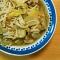 シナモシナモ's cooksnap of when they made 簡単！ 白菜 白滝 挽き肉の ～和風煮～.