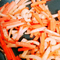 ♪たいちゃんまま♪'s cooksnap of when they made 皮が主役のきんぴら大根.