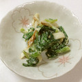 くまやっこ's cooksnap of when they made ➏青梗菜とちくわの和え物✿➏.