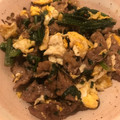 クックUHEC25☆'s cooksnap of when they made 牛肉とほうれん草のふんわり炒め.