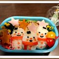 ななやままま's cooksnap of when they made クリスマス☆簡単♩スノーマン☆キャラ弁♫.