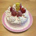 ♡りっくんママ♡'s cooksnap of when they made 抹茶ロールケーキ～いちごクリーム～.