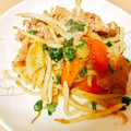 sayaendo＊'s cooksnap of when they made 豚肉ともやしのきなこ風味炒め.