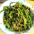 夕飯は６時です's cooksnap of when they made ぱぱっと！ほうれん草の胡麻和え.