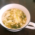 トリノオリンピック☆'s cooksnap of when they made ふわっ♪卵とめかぶのスープ～ダシダで～.