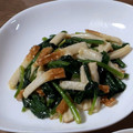 かしたま's cooksnap of when they made ほうれん草とちくわのチーズ炒め.