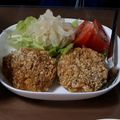 かしたま's cooksnap of when they made 揚げないコロッケ☆カレーを簡単リメイク.