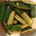 なにょき's cooksnap of when they made 簡単！ピリ辛！きゅうりのラー油和え。.