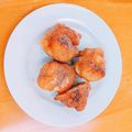 ☆かつもも☆'s cooksnap of when they made ふわっふわ！少ない材料で♪揚げドーナツ♡.