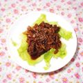 カレンガール's cooksnap of when they made 生姜入も選べる簡単二刀流▶牛肉あま辛炒め.