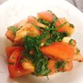 こーやんたん's cooksnap of when they made 5分で1品完成！トマトの梅肉大葉和え♩.