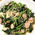 リエル2005's cooksnap of when they made ごま油香るほうれん草とベーコンの中華炒め.