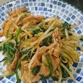 クックRAEA77☆'s cooksnap of when they made 豚肉とほうれん草のもやしバター醤油.
